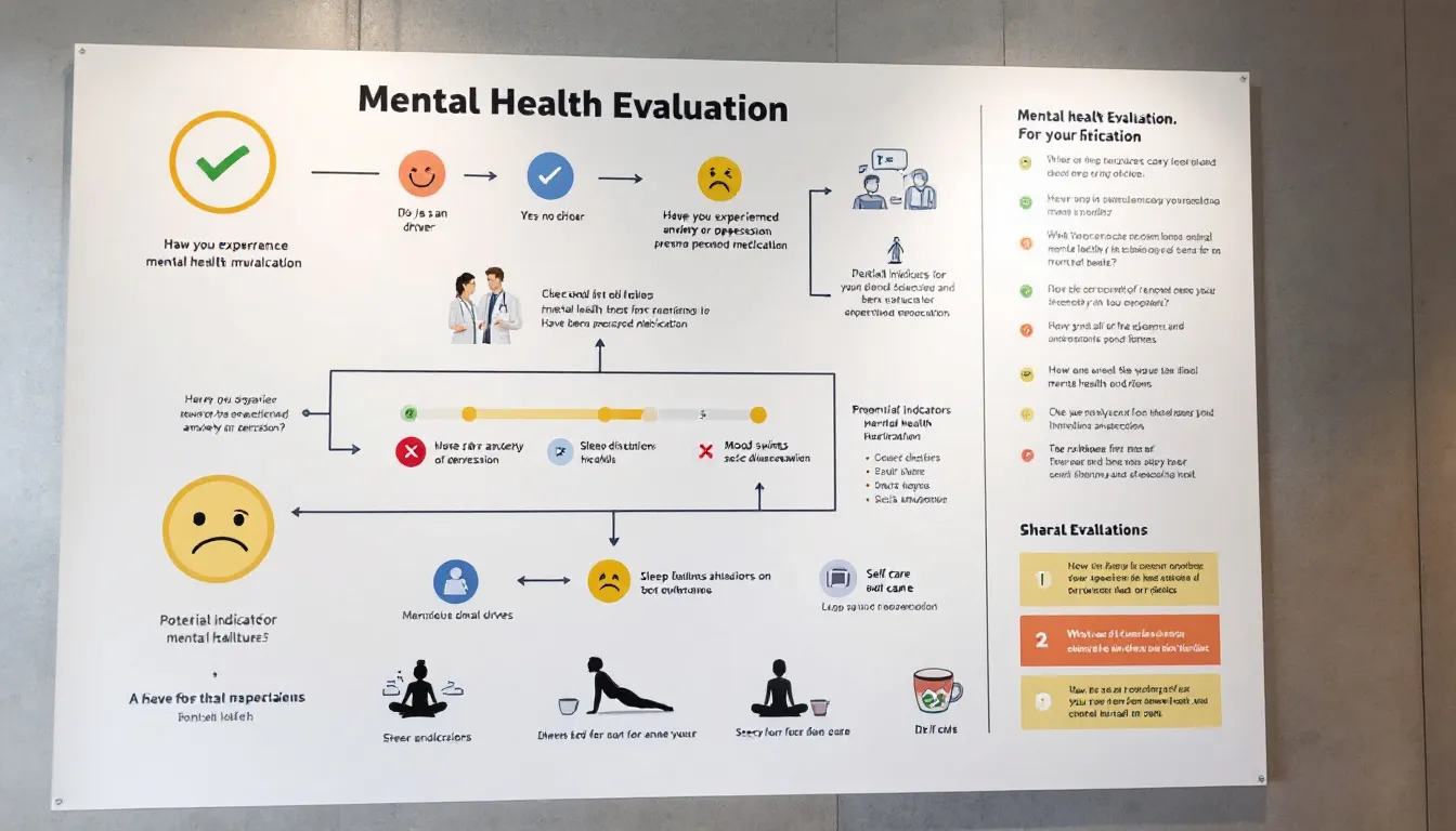 A mental health evaluation being conducted for a DOT physical exam.