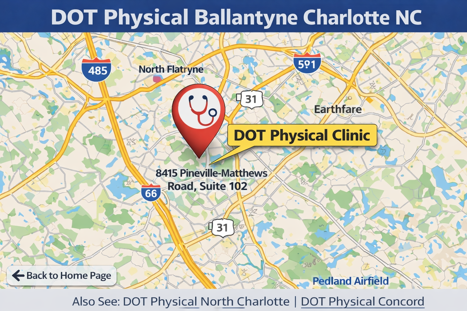 DOT Physical Ballantyne Charlotte